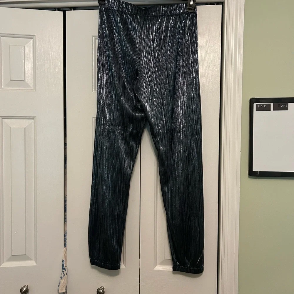 Victoria's Secret Shimmering Black Pajama Pants - Picture 2 of 3